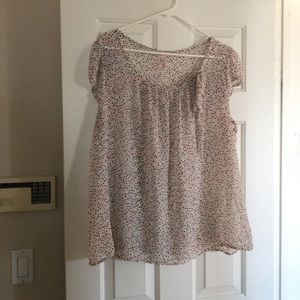 Sheer Tunic Blouse Top 1x